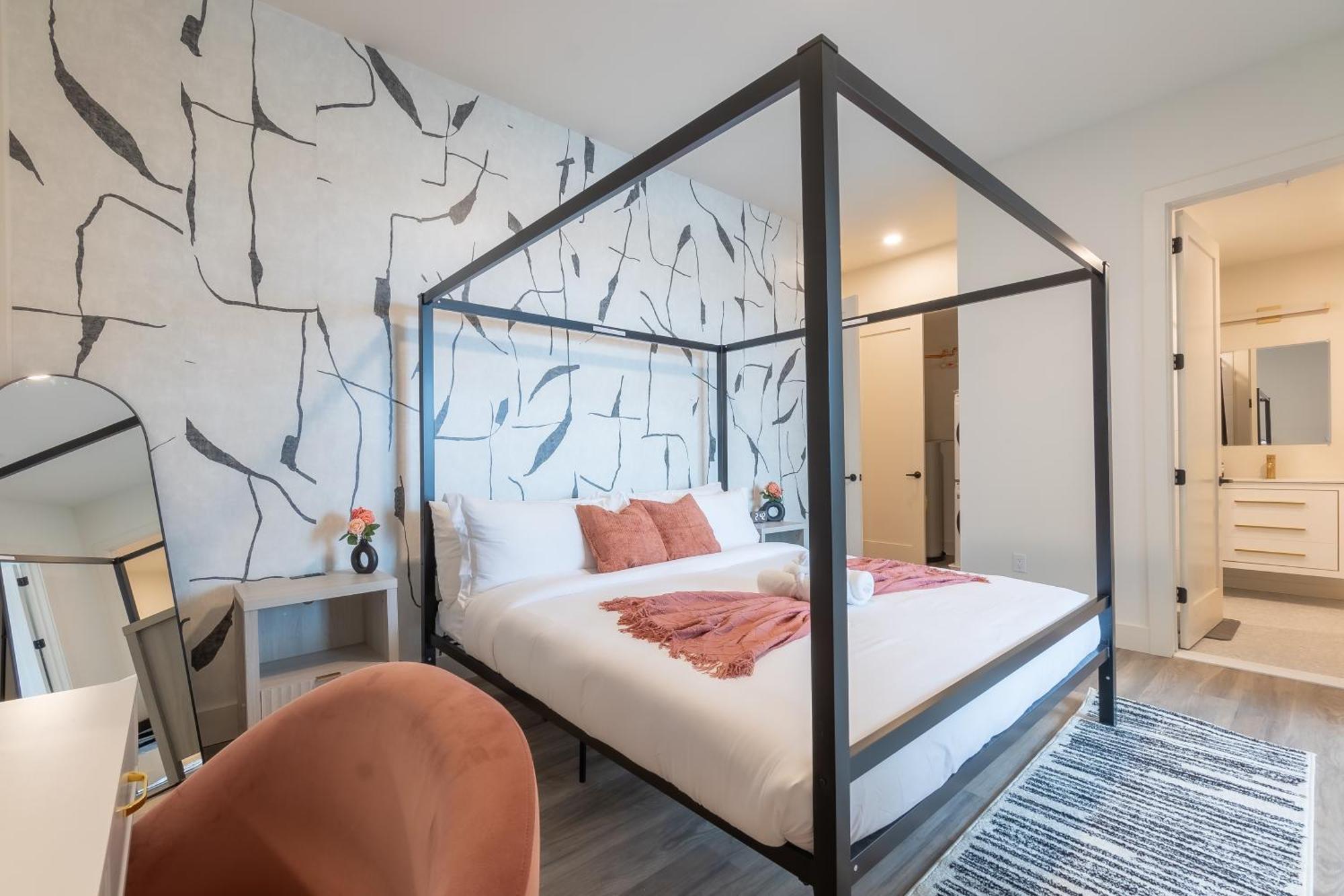 Rosy Retreat With Nyc Views By The Train, Free Parking, 3 Beds, 20 Percent Off 7 Days Apartamento Newark